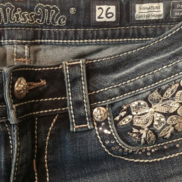 Miss Me Signature Skinny Jeans sz 26 - Picture 9 of 11